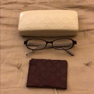 Coach Prescription Glasses and Case